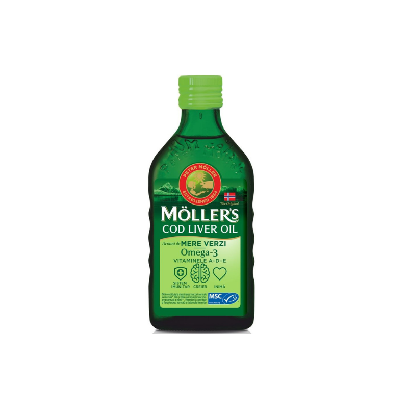 The Original MOLLER’s Cod Liver Oil Omega-3 mere, 250 ml, Orkla Health